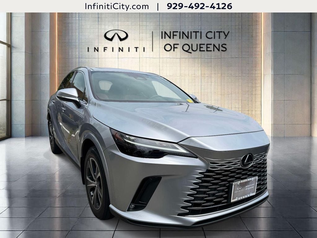 2023 Lexus RX 350 Premium in Iridium — front three-quarter view
