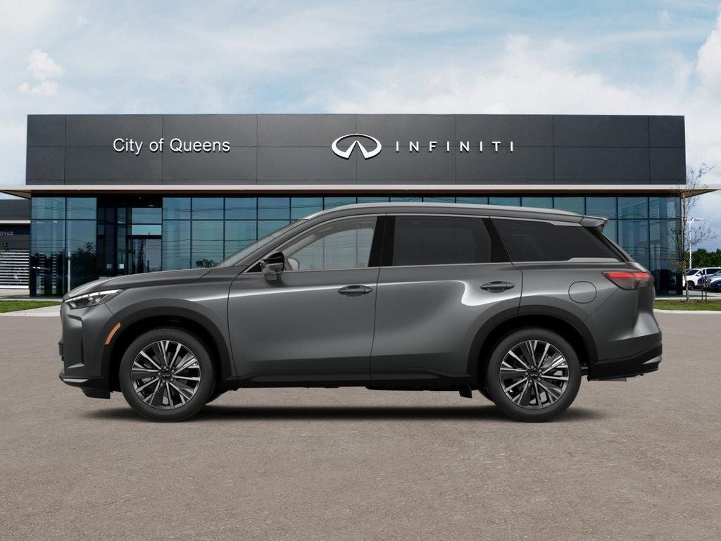 2027 INFINITI QX60 — rear three-quarter view
