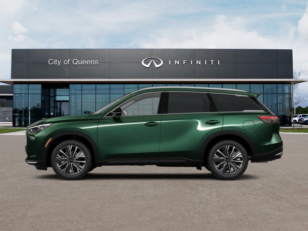 2027 INFINITI QX60 — rear three-quarter view