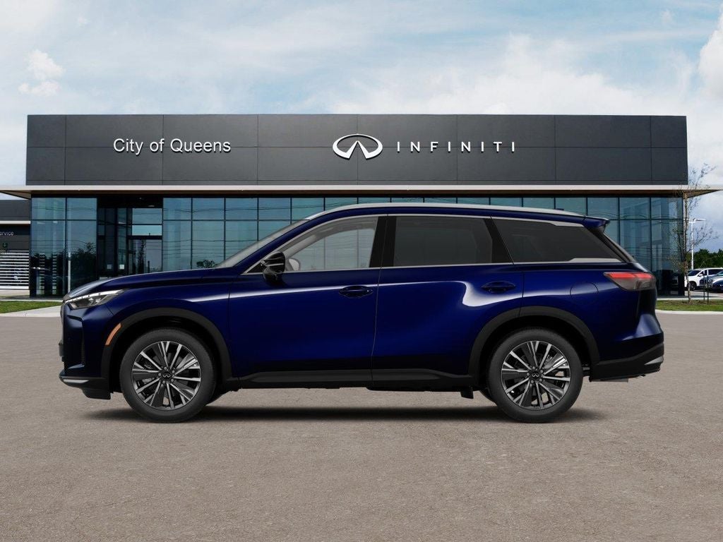 2027 INFINITI QX60 — rear three-quarter view